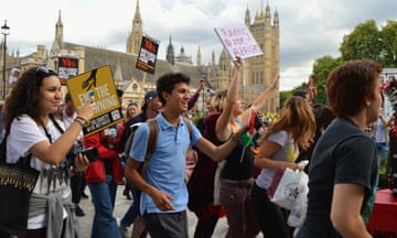 Raving for Refugees in Parliament Square