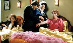 Carry On Again Doctor (1969), with (from left) Joan Sims, Jim Dale, Hattie Jacques and Charles Hawtrey