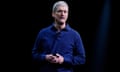 Key Speakers At The Apple Worldwide Developers Conference (WWDC)<br>Tim Cook, chief executive officer of Apple Inc., speaks during the Apple World Wide Developers Conference (WWDC) in San Francisco, California, U.S., on Monday, June 8, 2015. Apple Inc., the maker of iPhones and iPads, will introduce software improvements for its computer and mobile devices as well as reveal new updates, including the introduction of a revamped streaming music service. Photographer: David Paul Morris/Bloomberg via Getty Images