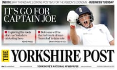 Yorkshire Post front page