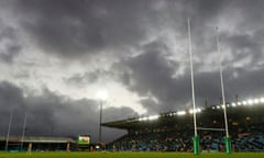 Exeter Chiefs and Glasgow Warriors during Sunday’s Champions Cup game