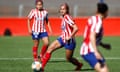 Atlético Madrid’s Venezuelan forward Deyna Castellanos. They face Barcelona on Friday.