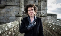 Jeanette Winterson photographed at Pendennis Castle, Cornwall. Photograph by David Levene. 4/3/07