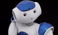 Nao V5 Evolution humanoid robot, created by Aldebaran Robotics, France, c.2016 Robots exhibition at the Science Museum, 8 February - 3 September 2017