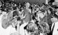 Gough Whitlam speaking on the steps of Parliament House, Parliament House, Canberra, 11 November 1975. The Dismissal.