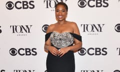 Jennifer Hudson at the Tony awards in New York.