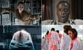 Composite of the films Life, get Out, Raw and Alien:Covenant