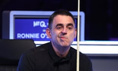 Ronnie O'Sullivan during his quarter-final victory over Barry Hawkins at Alexandra Palace