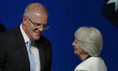 Scott Morrison and his mother, Marion.