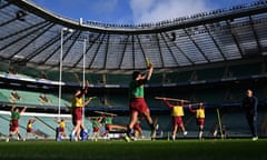 England players train at Twickenham