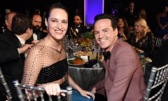 Phoebe Waller-Bridge and Andrew Scott at the Screen Actors Guild awards in Los Angeles in 2020.