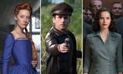 Composite: Saoirse Ronan in Mary Queen Of Scots, Steve Carrell in Welcome to Marwen and Felicity Jones in On the Basis of Sex