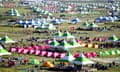 Tents at the 25th World Scout Jamboree in Buan county, South Korea.