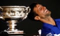 Novak Djokovic was on cloud nine as he spoke to the media after claiming his seventh Australian Open men's singles title