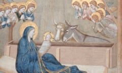 detail from Nativity by Giotto.