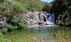 wild swimming near Soajo, north-east Portugal.