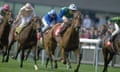 Lester Piggott rides Rodrigo De Triano during the 2000 Guineas at Newmarket in May 1992.