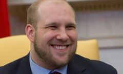 Recently released Joshua Holt at the White House, Washington DC, USA - 26 May 2018<br>Mandatory Credit: Photo by REX/Shutterstock (9694465l) Joshua Holt smiles during a meeting with U.S. President Donald Trump, members of his family and the congressional delegation of Utah at the U.S. at The White House in Washington, DC,. Holt, was released from prison in Venezuela following diplomat efforts by the Obama and Trump administrations. Recently released Joshua Holt at the White House, Washington DC, USA - 26 May 2018