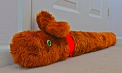 Furry friendly draught excluder