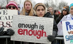 People take part in “March for Our Lives” gun control rally in Chicago<br>(180324) -- CHICAGO, March 24, 2018 (Xinhua) -- People take part in the “March for Our Lives” rally in Chicago, the United States, on March 24, 2018. Tens of thousands of people gathered at Union Park in Chicago on Saturday for the “March for Our Lives” gun control rally, demanding the end of gun violence and mass school shootings. (Xinhua/Wang Ping)PHOTOGRAPH BY Xinhua / Barcroft Images