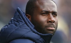 Cardiff City coach Sol Bamba during the home derby with Swansea in April 2023