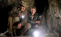 Harrison Ford and Shia LaBeouf in Indiana Jones and the Kingdom of the Crystal Skull.