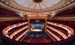 The Royal Opera House auditorium and stage