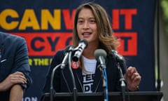 People rally for the For The People Act near U.S. Capitol with Congresspeople, U.S. Capitol, Washington, USA - 03 Aug 2021<br>Mandatory Credit: Photo by Bryan Dozier/REX/Shutterstock (12246194ak) Georgia Representative Bee Nguyen speaks at a rally near the U.S. Capitol in support of the For The People Act and to end the filibuster on August 3, 2021 People rally for the For The People Act near U.S. Capitol with Congresspeople, U.S. Capitol, Washington, USA - 03 Aug 2021