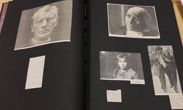 Beckett, Mother Teresa, Lollobrigida, Kitt - page from Jane Bown's scrapbook

GNM archive ref: JHB/6/5