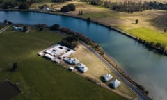 An aerial view of the old Kinchela Boys Home outside Kempsey, NSW, Australia