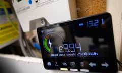 A smart energy meter in a home