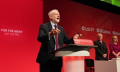 Jeremy Corbyn addresses the Labour Party Conference