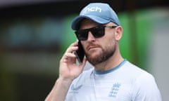 England coach Brendon McCullum