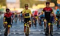 Egan Bernal of Colombia celebrates at the finish.