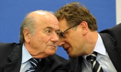Sepp Blatter and Jerome Valcke in 2009.