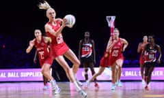 Helen Housby in action during England’s win over Trinidad and Tobago