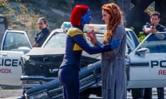 Jennifer Lawrence as Mystique and Sophie Turner as the Phoenix in X-Men: Dark Phoenix. Both of these characters are now free to appear in a Marvel movie.