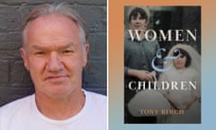 Tony Birch and the cover of his book Women & Children