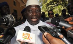 Gambian president Yahya Jammeh