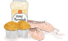 Marmalade muffin illustration