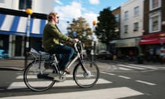 an electric powered bicycle