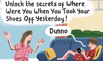A panel from Stephen Collins cartoon on getting the kids to school
