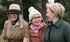 Diane Keaton, Lulu and Patricia Hodge in Arthur’s Whisky. 