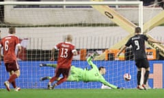 Russia's Fedor Kudryashov scores an own goal with just 10 minutes to play