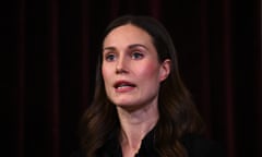 Prime Minister of the Republic of Finland, Sanna Marin. speaks during an address to the Lowy Institute, in Sydney, Friday, 2 December 2022. 