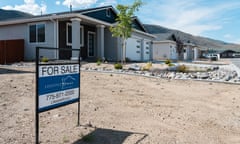 New houses are seen for sale in Cold Springs, Nevada on 28 June 2023. 