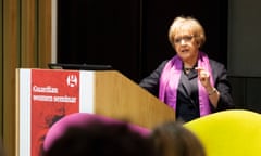 Labour MP Margaret Hodge speaking at the Guardian women seminar: How women can change the world.