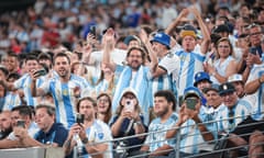Argentina fans have turned out in force for their team’s matches so far at Copa América
