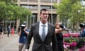 Ben Roberts-Smith departs the Federal Court of Australia in Sydney