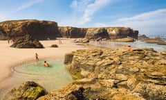 Beach of the Cathedrals, Playa de Las Catedrales, Beach of the Holy Waters, Playa de Aguas Santas, Cantabric coast, Ribadeo, Lugo province, Galicia,<br>KP35RN Beach of the Cathedrals, Playa de Las Catedrales, Beach of the Holy Waters, Playa de Aguas Santas, Cantabric coast, Ribadeo, Lugo province, Galicia,